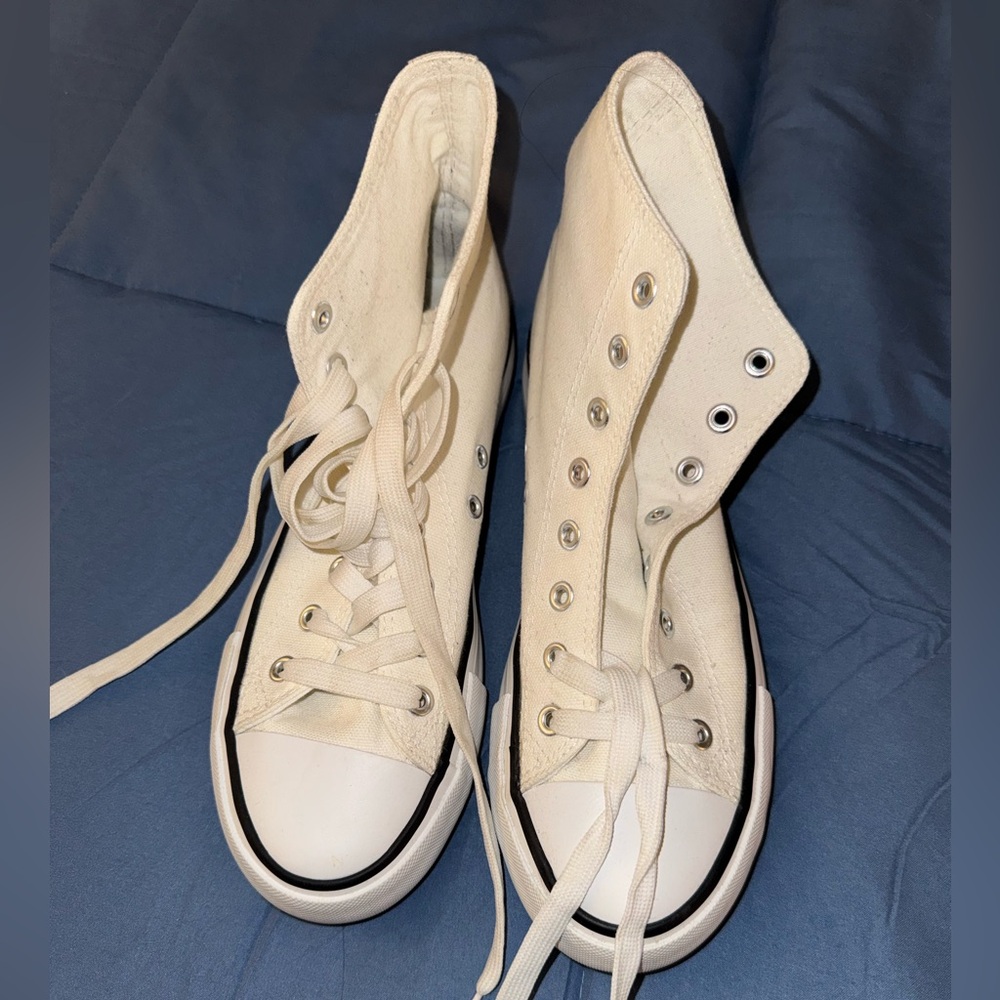 Platform High-Top Sneakers
